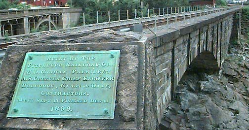 RR bridge plaque