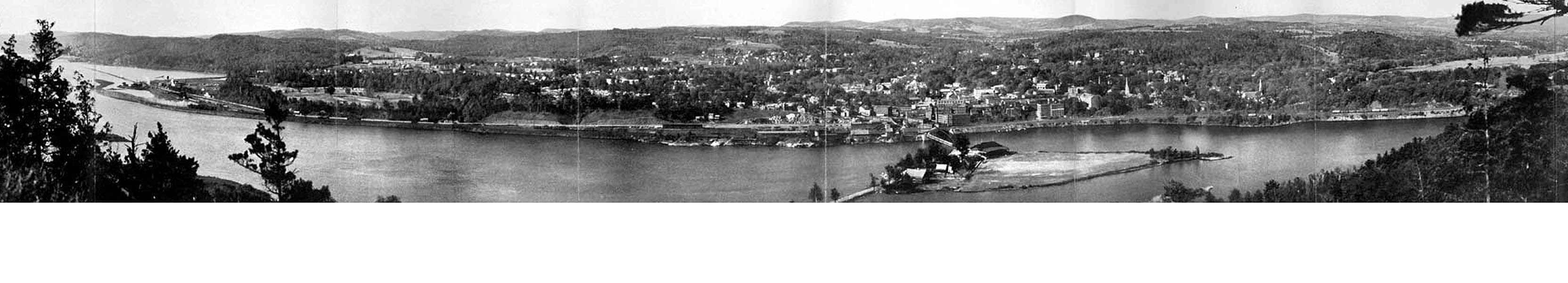 Brattleboro, Vermont, 1921 panorama from "With Interest"
