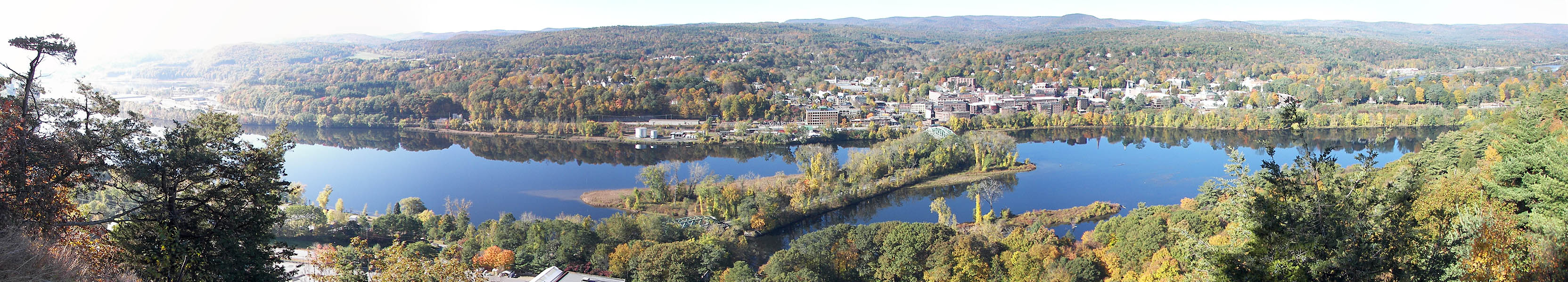 Brattleboro, Vermont 2009 panorama by Dan Axtell